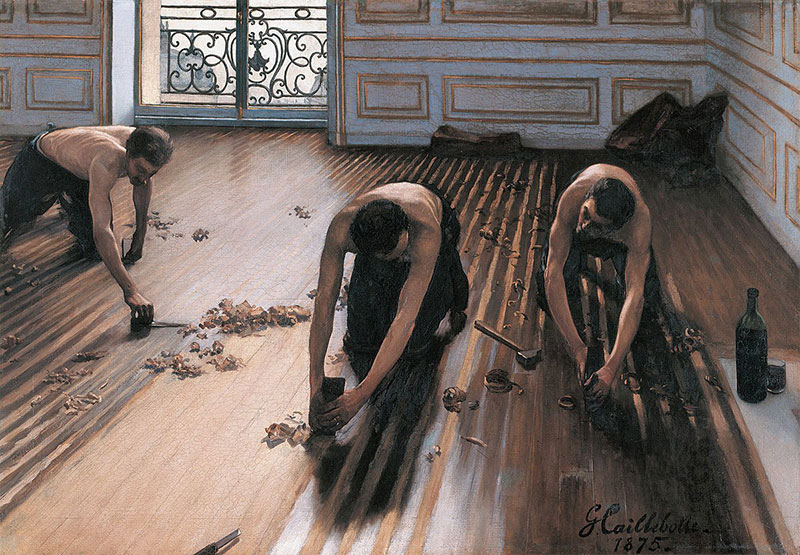 Les raboteurs de parquet - Gustave Caillebotte